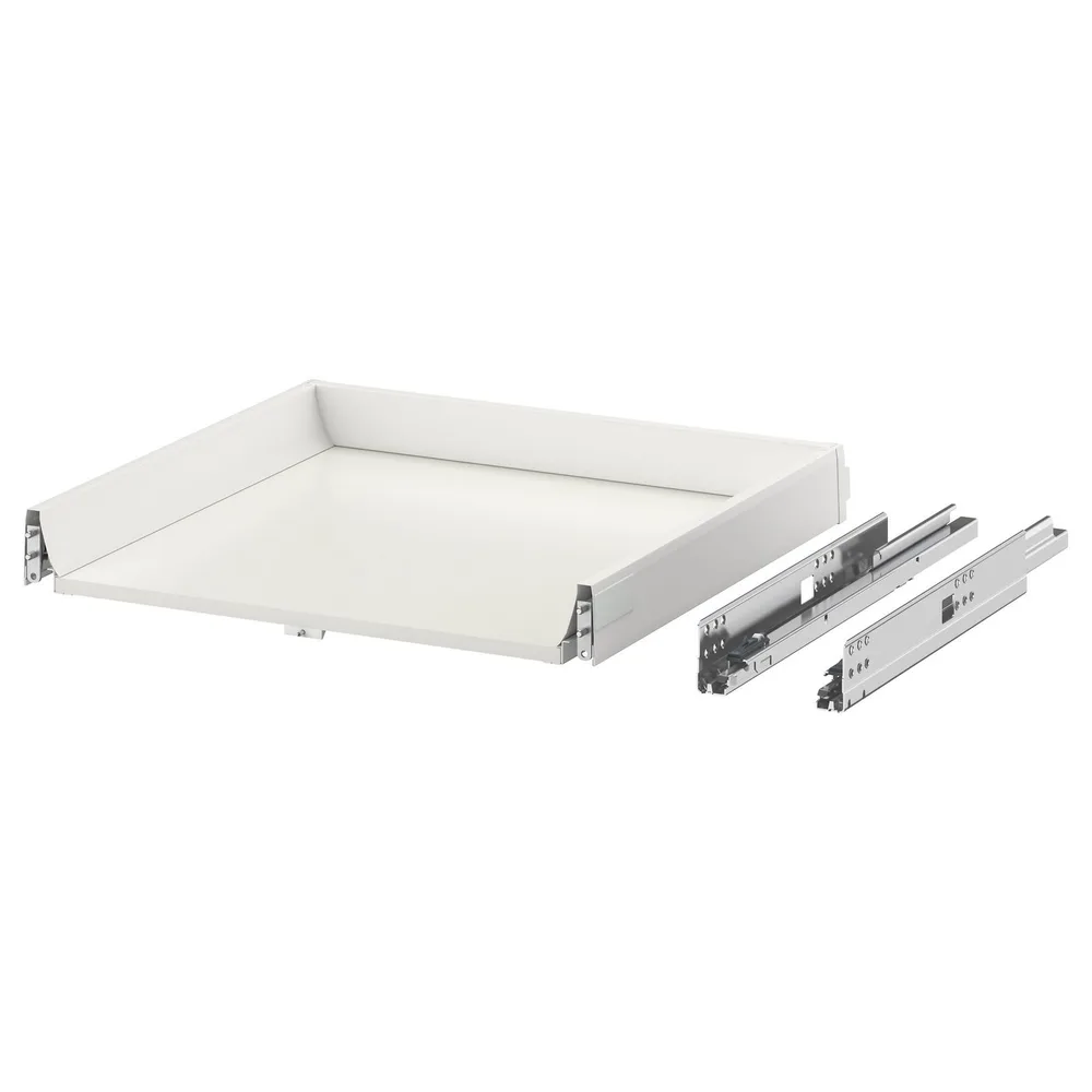 IKEA MAXIMERA (ИКЕА МАКСИМЕРА) — Ящик, низкий, белый 60x60 см