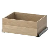 IKEA KOMPLEMENT (ИКЕА КОМПЛИМЕНТ) — Ящик, имитация дуба, белёный 50x35 см — фото 1