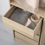 IKEA KOMPLEMENT (ИКЕА КОМПЛИМЕНТ) — Ящик, имитация дуба, белёный 50x35 см — фото 2