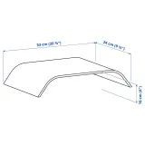 IKEA SIGFINN (ИКЕА СИГФИНН) — Подставка под монитор, фиксированная высота, бамбуковый шпон — фото 4