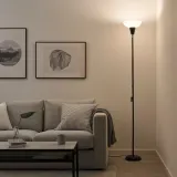 IKEA TÅGARP (ИКЕА ТОГАРП) — Лампа напольная, чёрный/белый — фото 2