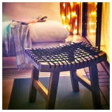 IKEA STACKHOLMEN (ИКЕА СТАКХОЛМЕН) — Табурет садовый, светло-коричневая морилка 48х35х43 см — фото 3