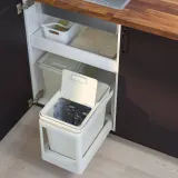IKEA HÅLLBAR (ИКЕА ХОЛЛБАР) — Выдвижная рама для сортировки, светло-серый — фото 3