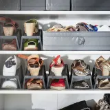 IKEA MURVEL (ИКЕА МУРВЕЛ) — Контейнер для обуви, серый 14x14x24 см — фото 4