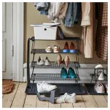 IKEA MURVEL (ИКЕА МУРВЕЛ) — Контейнер для обуви, серый 14x14x24 см — фото 7