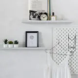 IKEA MALMBÄCK (ИКЕА МАЛМБЭК) — Полка экспозиционная, белый 60 см — фото 3