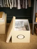 IKEA KVARNVIK (ИКЕА КВАРНВИК) — Контейнер с крышкой, бежевый 25x35x20 см — фото 6