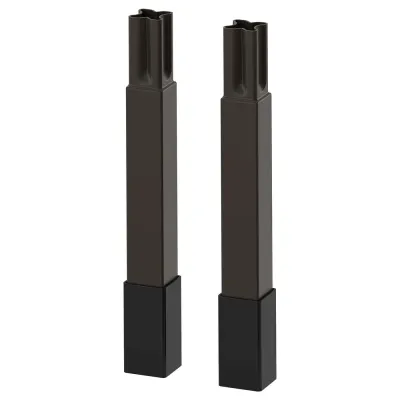 IKEA ENHET (ИКЕА ЕНХЕТ) — Ножки для корпуса, антрацит 12,5 см