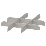IKEA KOMPLEMENT (ИКЕА КОМПЛИМЕНТ) — Перегородка для выдвижного лотка, светло-серый 50x58 см — фото 1