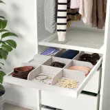 IKEA KOMPLEMENT (ИКЕА КОМПЛИМЕНТ) — Перегородка для выдвижного лотка, светло-серый 50x58 см — фото 2