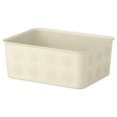 IKEA NOJIG (ИКЕА НОЙИГ) — Органайзер, пластик/бежевый 20x25x10 см