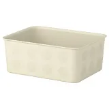 IKEA NOJIG (ИКЕА НОЙИГ) — Органайзер, пластик/бежевый 20x25x10 см — фото 1