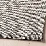 IKEA TIPHEDE (ИКЕА ТИПХЕДЕ) — Ковёр безворсовый тканый, чёрный/натуральный 155x220 см — фото 2