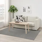 IKEA TIPHEDE (ИКЕА ТИПХЕДЕ) — Ковёр безворсовый тканый, чёрный/натуральный 155x220 см — фото 7