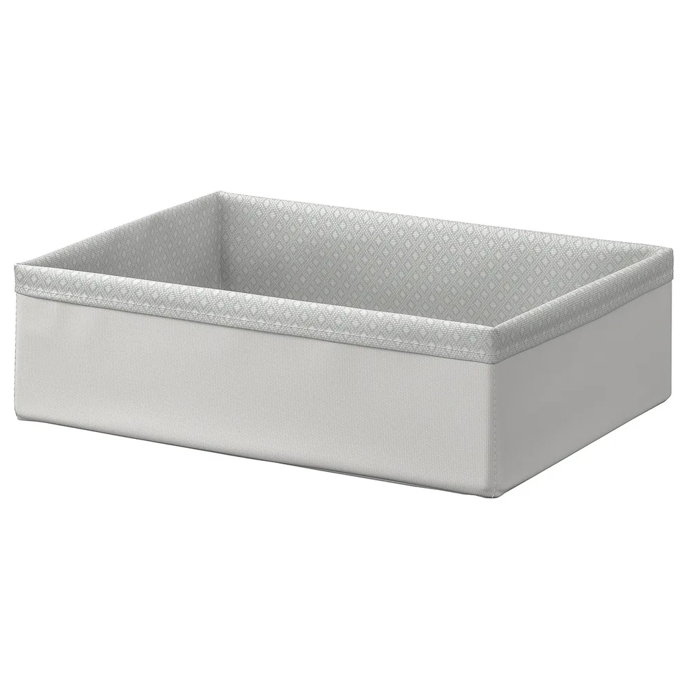 IKEA BAXNA (ИКЕА БАКСНА) — Органайзер, серый/белый 26x34x10 см