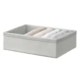 IKEA BAXNA (ИКЕА БАКСНА) — Органайзер, серый/белый 26x34x10 см — фото 2