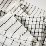 IKEA RINNIG (ИКЕА РИННИГ) — Тряпка кухонная, белый/тёмно-серый/узор 45x60 см — фото 7