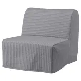 IKEA LYCKSELE (ИКЕА ЛИКСЕЛЕ) — Чехол на раскладное кресло, Книса светло-серый — фото 2