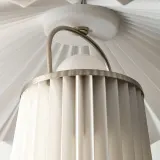 IKEA KUDDLAVA (ИКЕА КУДДЛАВА) — Лампа настольная, плиссированный белый 28 см — фото 7