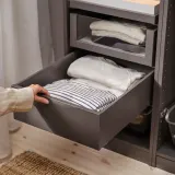 IKEA KOMPLEMENT (ИКЕА КОМПЛИМЕНТ) — Ящик, тёмно-серый 50x58 см — фото 2
