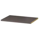 IKEA KOMPLEMENT (ИКЕА КОМПЛИМЕНТ) — Полка, тёмно-серая 50x35 см — фото 1