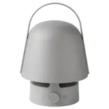 IKEA VAPPEBY (ИКЕА ВАППЕБЙ) — Лампа с bluetooth-колонкой, для улицы/серая — фото 1
