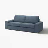 IKEA KIVIK (ИКЕА КИВИК) — Чехол на 3-местный диван, Гуннаред синий — фото 2