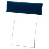 IKEA VIMLE (ИКЕА ВИМЛЕ) — Чехол для подголовника, Дьюпарп тёмный зелёно-синий — фото 2