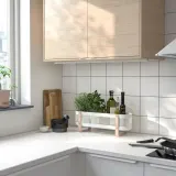IKEA RISATORP (ИКЕА РИСАТОРП) — Органайзер для письменного стола, белый 50х16х17 см — фото 3