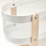 IKEA RISATORP (ИКЕА РИСАТОРП) — Органайзер для письменного стола, белый 50х16х17 см — фото 5