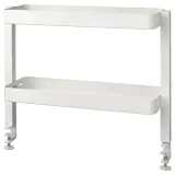 IKEA VATTENKAR (ИКЕА ВАТТЕНКАР) — Полка для письменного стола, белый 49х15 см — фото 1