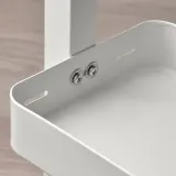IKEA VATTENKAR (ИКЕА ВАТТЕНКАР) — Полка для письменного стола, белый 49х15 см — фото 5