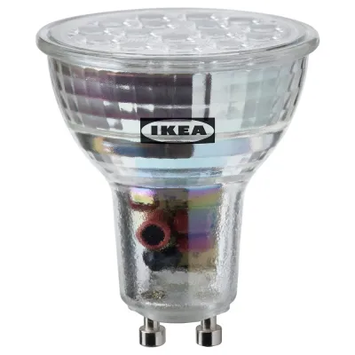 IKEA SOLHETTA (ИКЕА СОЛХЕТТА) — Светодиодная лампочка GU10 600 люмен, с регулировкой яркости