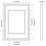 IKEA RÖDALM (ИКЕА РЁДАЛМ) — Рамка, имитация березы 21x30 см — фото 7
