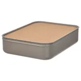 IKEA HARVMATTA (ИКЕА ХАРВМАТТА) — Коробка с отделениями, тёмный серо-бежевый 24x18x6 см — фото 1