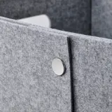 IKEA JÄGMÄSTARE (ИКЕА ЙЭГМЭСТАРЕ) — Корзина, серая 25x35x20 см — фото 5