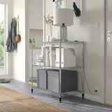 IKEA DRÖNA (ИКЕА ДРЁНА) — Крышка, тёмно-серая тканевая 39x34 см — фото 5