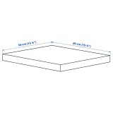 IKEA DRÖNA (ИКЕА ДРЁНА) — Крышка, тёмно-серая тканевая 39x34 см — фото 7
