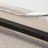 IKEA RAMNEFJÄLL (ИКЕА РАМНЕФЙЭЛЛ) — Чехол на каркас кровати, Киланда светло-бежевый 140x200 см — фото 7