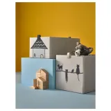IKEA BARNDRÖM (ИКЕА БАРНДРЁМ) — Коробка, бежевый 26х37х17 см — фото 8