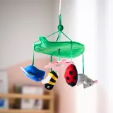 IKEA SANDBI (ИКЕА САНДБИ) — Мобиль на кроватку, скандинавская природа/многоцветный — фото 2