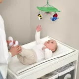 IKEA SANDBI (ИКЕА САНДБИ) — Мобиль на кроватку, скандинавская природа/многоцветный — фото 4