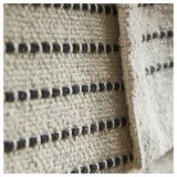 IKEA STARREKLINTE (ИКЕА СТАРРЕКЛИНТЕ) — Ковёр безворсовый, натуральный/чёрный 120х180 см — фото 2