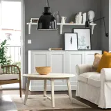 IKEA STARREKLINTE (ИКЕА СТАРРЕКЛИНТЕ) — Ковёр безворсовый, натуральный/чёрный 120х180 см — фото 5