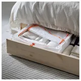IKEA STARREKLINTE (ИКЕА СТАРРЕКЛИНТЕ) — Ковёр безворсовый, натуральный/чёрный 120х180 см — фото 6