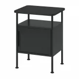 IKEA GRÅFJÄLLET (ИКЕА ГРОФЙЭЛЛЕТ) — Прикроватный столик, антрацит 45х36х59 см — фото 1