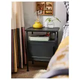 IKEA GRÅFJÄLLET (ИКЕА ГРОФЙЭЛЛЕТ) — Прикроватный столик, антрацит 45х36х59 см — фото 3