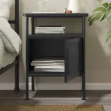 IKEA GRÅFJÄLLET (ИКЕА ГРОФЙЭЛЛЕТ) — Прикроватный столик, антрацит 45х36х59 см — фото 4