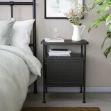 IKEA GRÅFJÄLLET (ИКЕА ГРОФЙЭЛЛЕТ) — Прикроватный столик, антрацит 45х36х59 см — фото 5