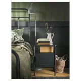 IKEA GRÅFJÄLLET (ИКЕА ГРОФЙЭЛЛЕТ) — Прикроватный столик, антрацит 45х36х59 см — фото 6